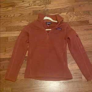 Xxs burnt orange Patagonia fleece pullover